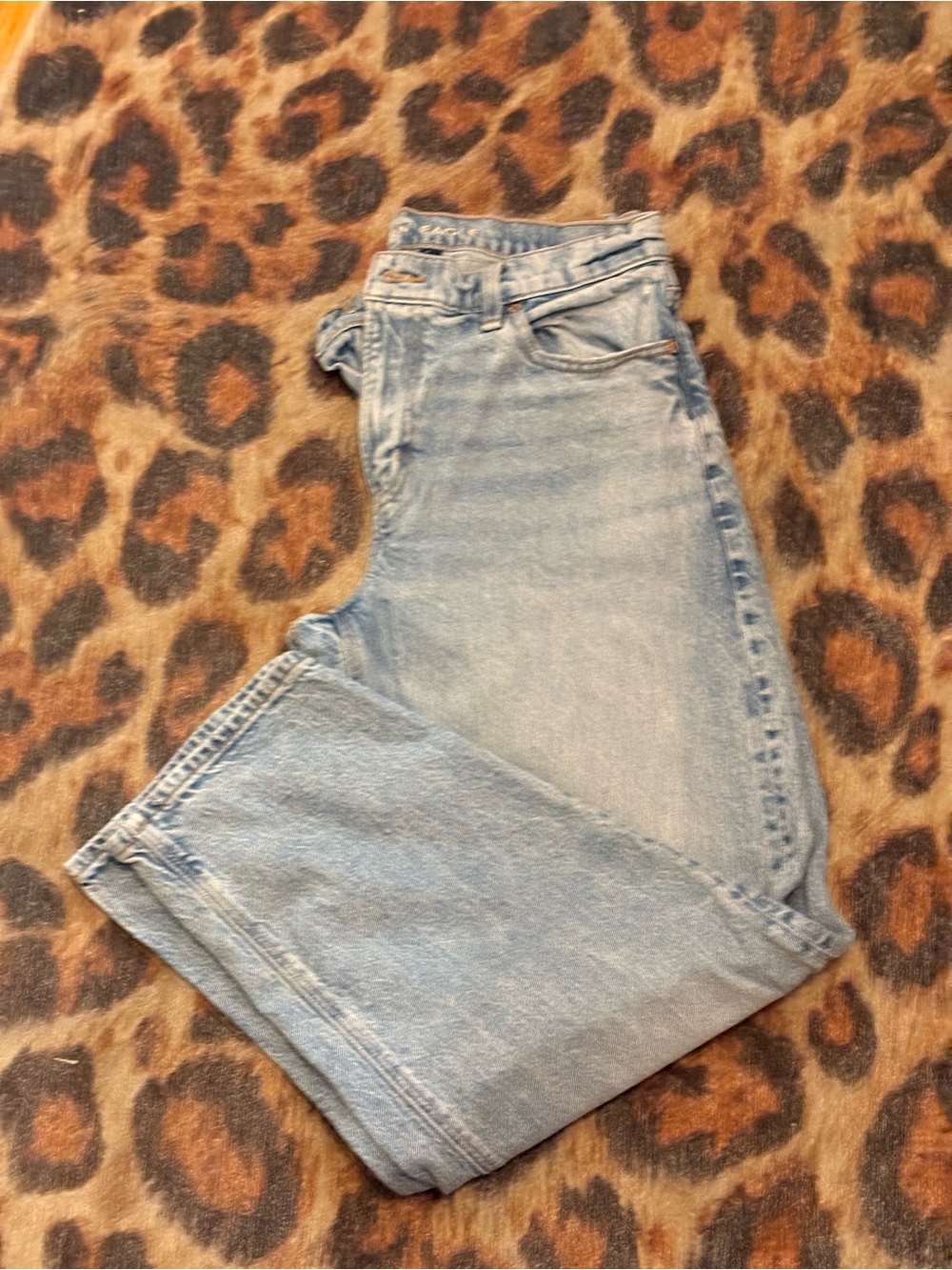 American Eagle Outfitters Light Blue barrel Leg Jeans